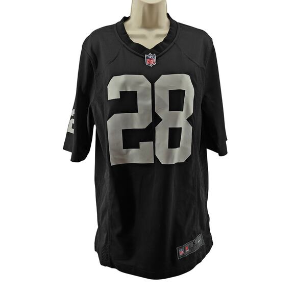 NFL Las Vegas Raiders Josh Jacobs Nike Black Game Player Jersey Small - Picture 1 of 5